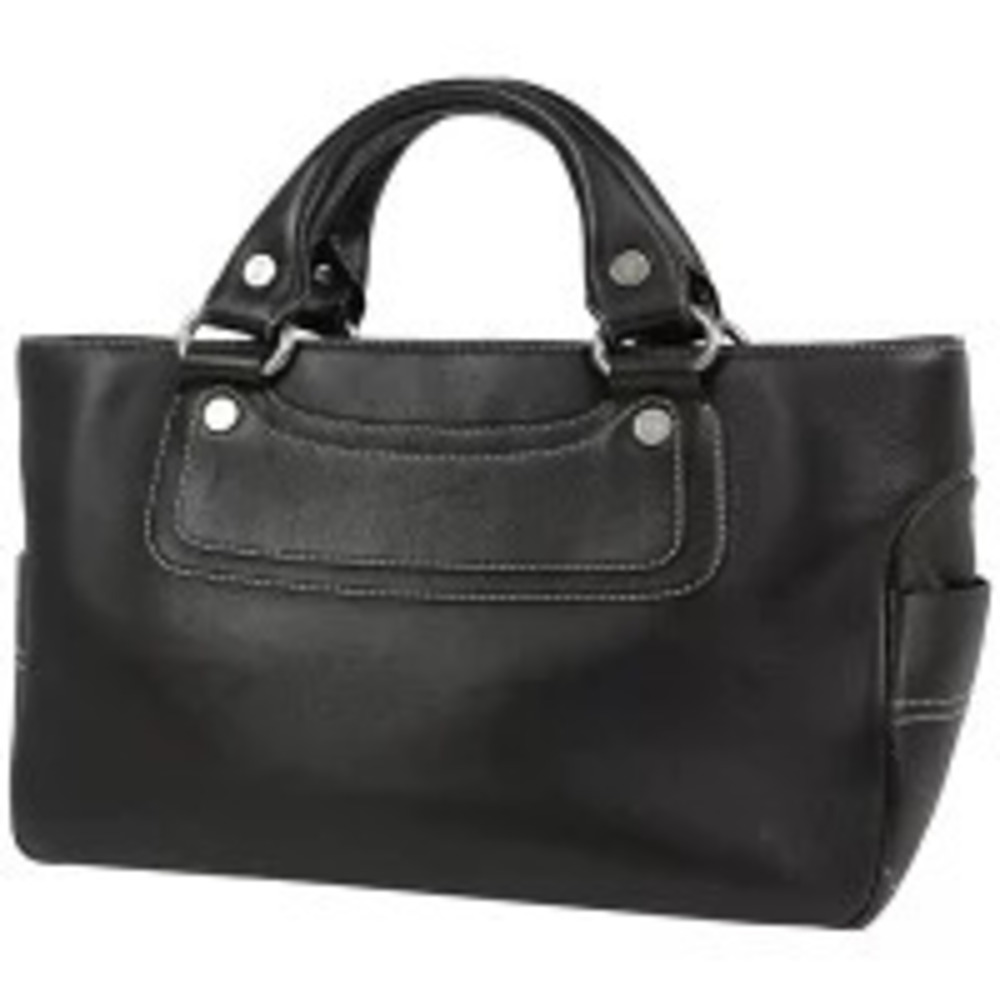 Celine Boogie Bag Blazon Handbag Leather Brown